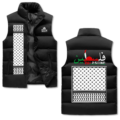 Deen Palestine Rumal Mens Premium Puffer Vest