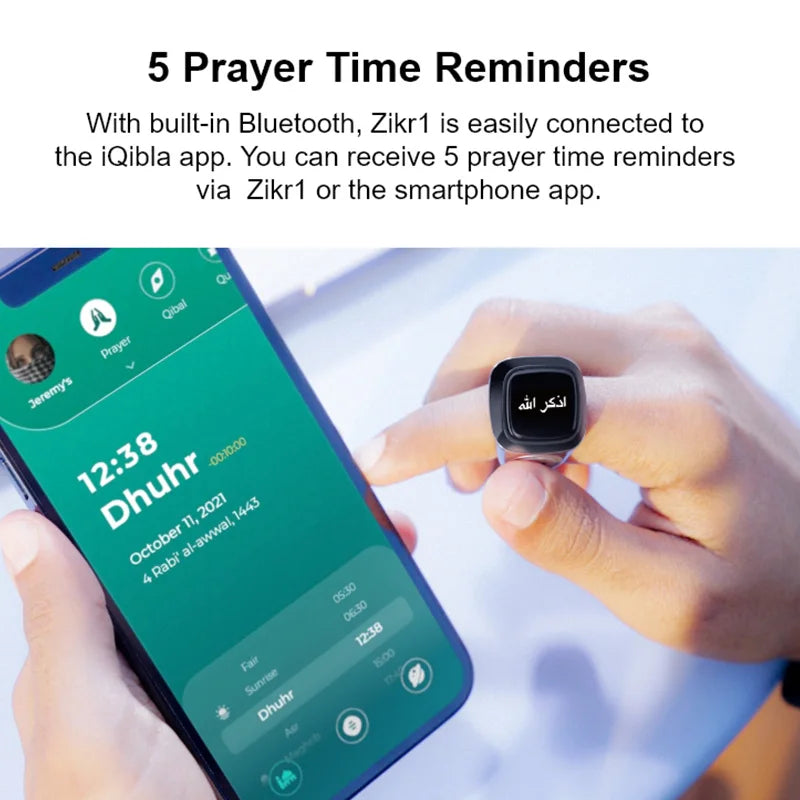Digital Devotion: Smart Tasbih with 5 Prayer Time Reminder & App Support