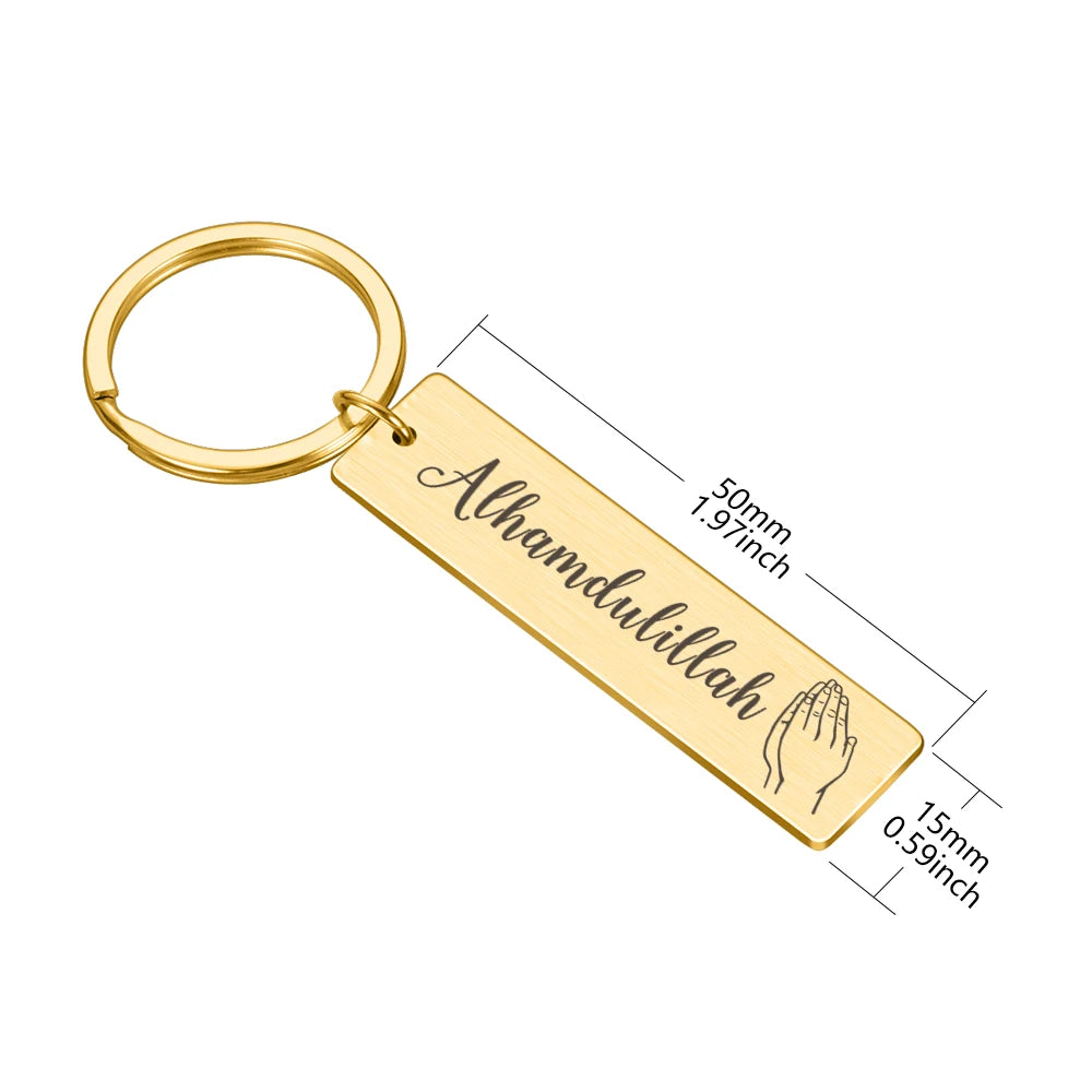 Alhamdulillah Keychain: A Symbol of Religious Faith and Serenity