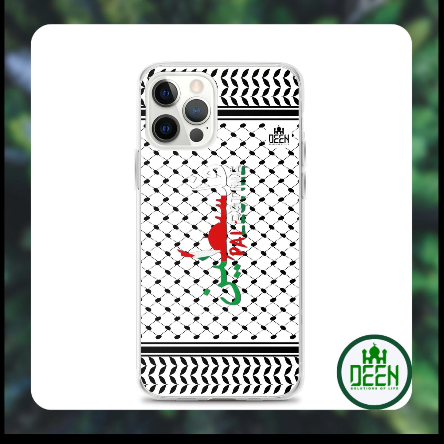 Deen Palestinian Scarf Clear Case for iPhone®