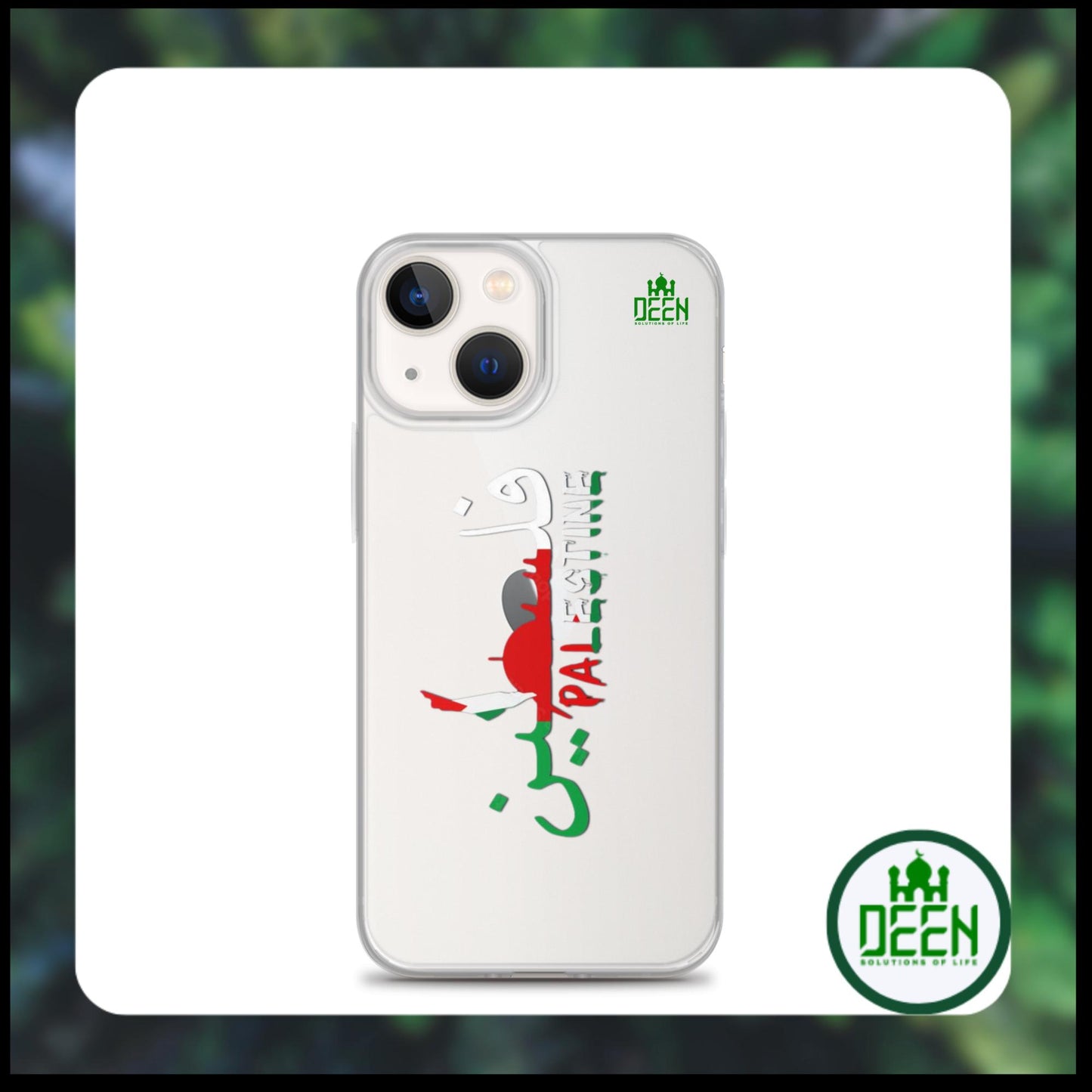 DEEN Palestine Clear Case for iPhone®