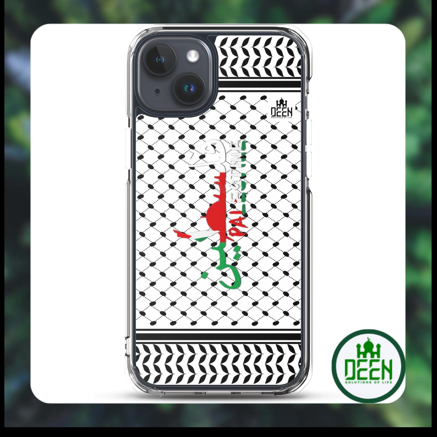 Deen Palestinian Scarf Clear Case for iPhone®