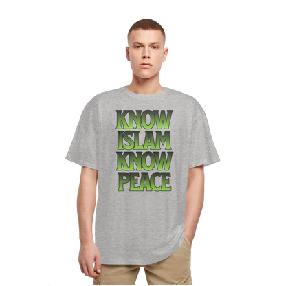 Know Islam Know Peace Heavy Oversized T-Shirt