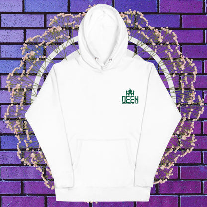 Deen Solutions Of Life Iconic embroidery Green logo Unisex Hoodie